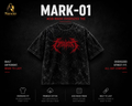 NEXIO-MARK-01 Acid-Wash Tee Over sized graphic street wear